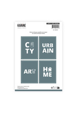 LES ATELIERS DE KARINE LES ATELIERS DE KARINE URBAN STORIES CARTE À CRÉER URBAINES DIE SET