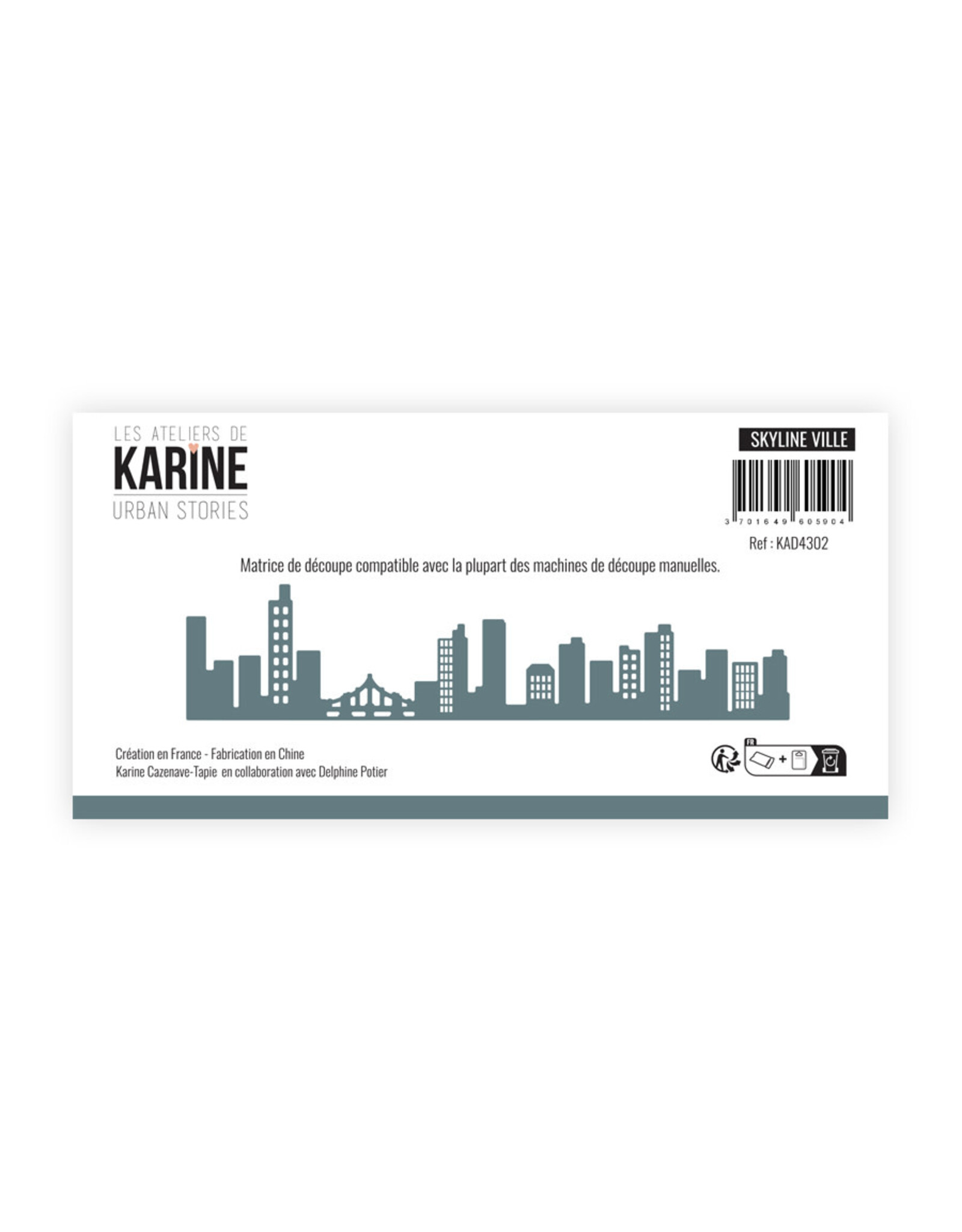 LES ATELIERS DE KARINE LES ATELIERS DE KARINE URBAN STORIES SKYLINE VILLE DIE SET