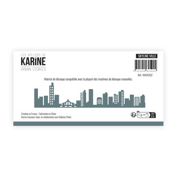 LES ATELIERS DE KARINE LES ATELIERS DE KARINE URBAN STORIES SKYLINE VILLE DIE SET