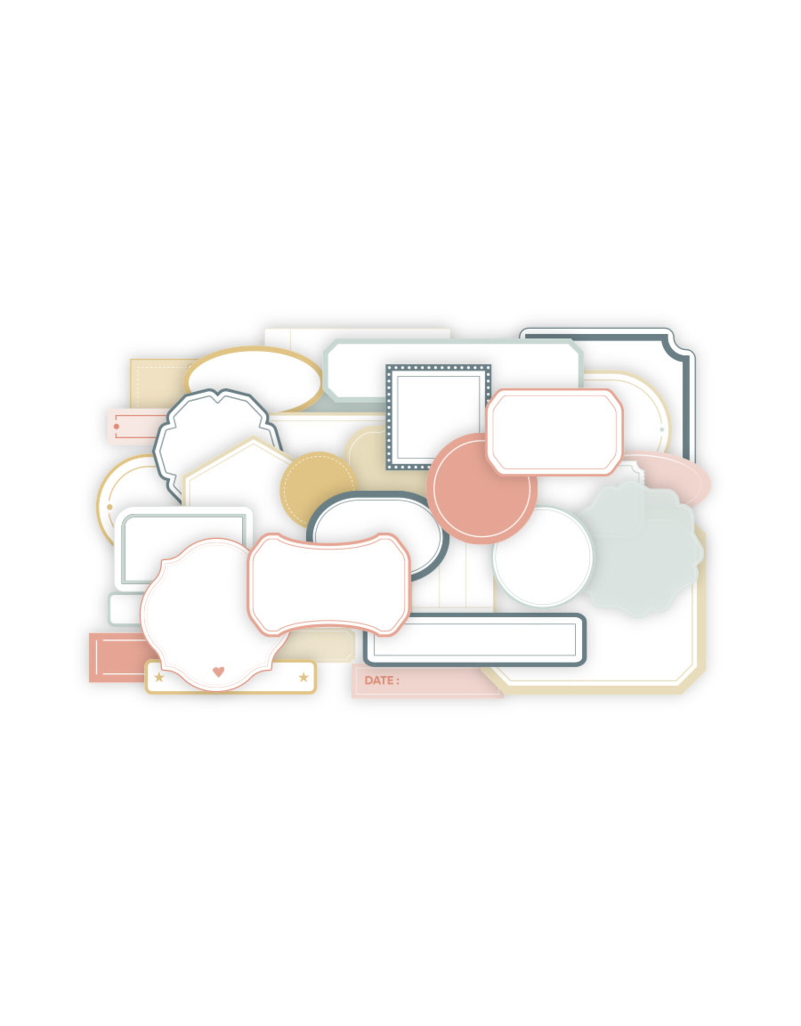 LES ATELIERS DE KARINE LES ATELIERS DE KARINE URBAN STORIES PAPIER ÉTIQUETTES DIE CUTS