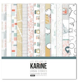 LES ATELIERS DE KARINE LES ATELIERS DE KARINE URBAN STORIES 12x12 COLLECTION PACK