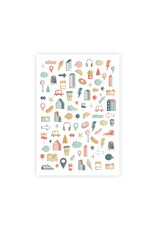 LES ATELIERS DE KARINE LES ATELIERS DE KARINE URBAN STORIES PUFFY STICKERS