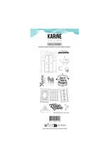 LES ATELIERS DE KARINE LES ATELIERS DE KARINE TERRE & JASMIN OASIS DE SOUVENIRS CLEAR STAMP SET