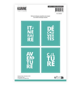 LES ATELIERS DE KARINE LES ATELIERS DE KARINE TERRE & JASMIN CARTES À CRÉER DÉCOUVERTES DIE SET
