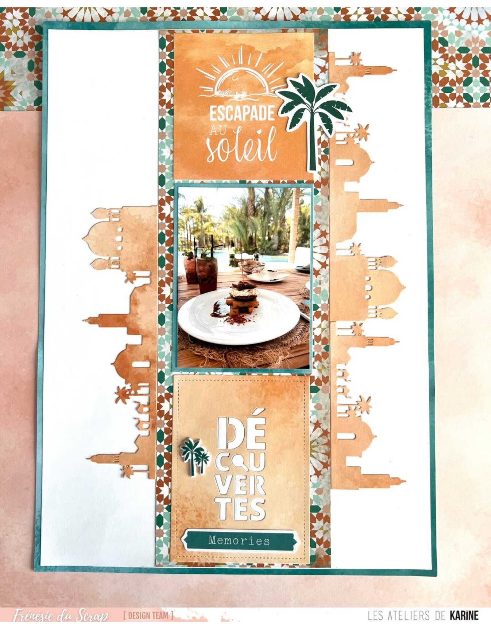 LES ATELIERS DE KARINE LES ATELIERS DE KARINE TERRE & JASMIN CARTES À CRÉER DÉCOUVERTES DIE SET