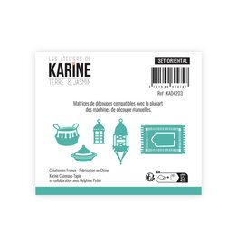 LES ATELIERS DE KARINE LES ATELIERS DE KARINE TERRE & JASMIN ORIENTAL DIE SET