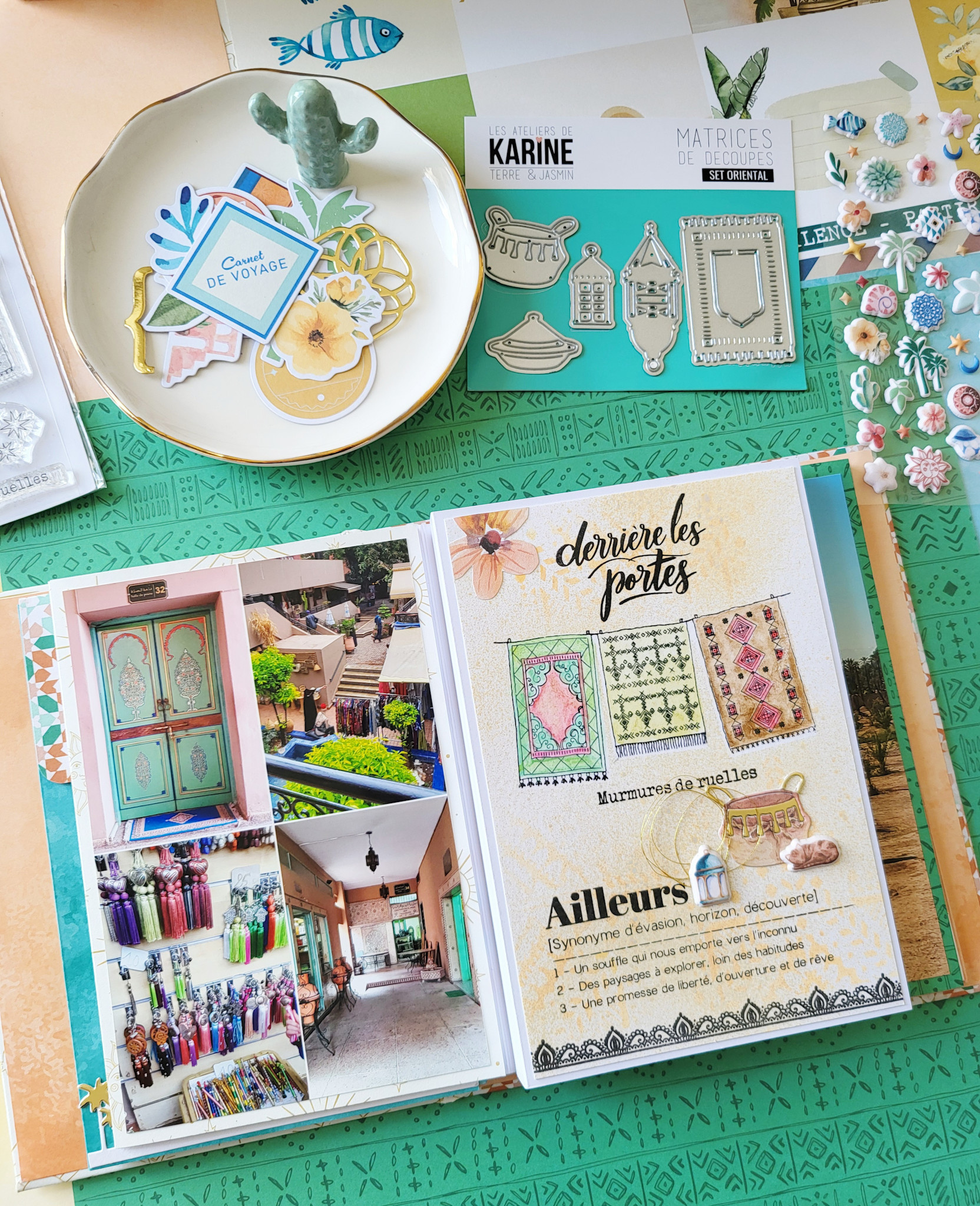 LES ATELIERS DE KARINE LES ATELIERS DE KARINE TERRE & JASMIN ORIENTAL DIE SET