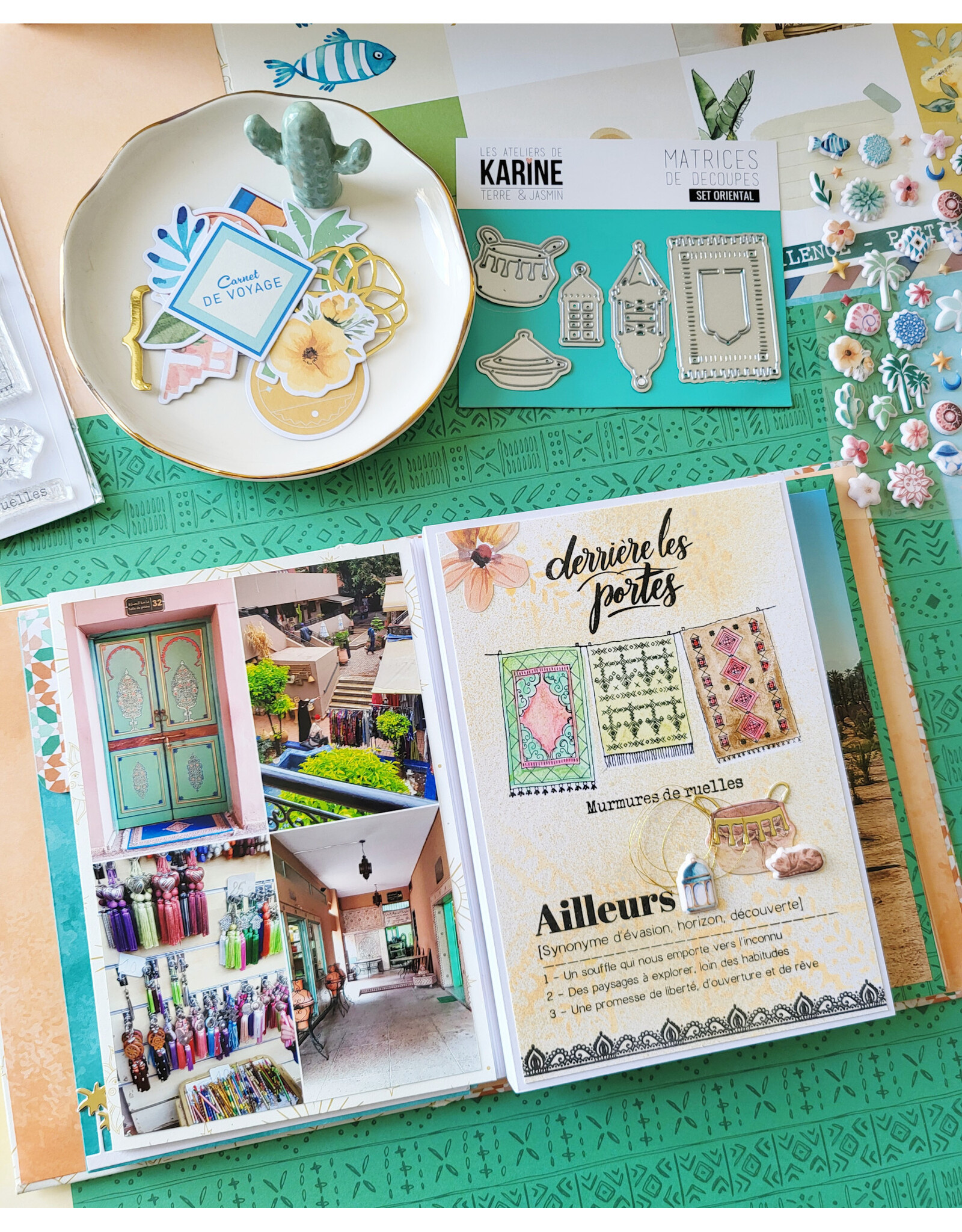 LES ATELIERS DE KARINE LES ATELIERS DE KARINE TERRE & JASMIN ORIENTAL DIE SET