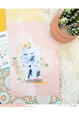 LES ATELIERS DE KARINE LES ATELIERS DE KARINE TERRE & JASMIN ROSACE 6x6 STENCIL