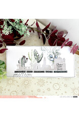 LES ATELIERS DE KARINE LES ATELIERS DE KARINE TERRE & JASMIN TISSAGE ETHNIQUE 6x6 STENCIL