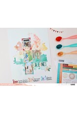 LES ATELIERS DE KARINE LES ATELIERS DE KARINE TERRE & JASMIN TISSAGE ETHNIQUE 6x6 STENCIL