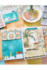 LES ATELIERS DE KARINE LES ATELIERS DE KARINE TERRE & JASMIN ZELLIGES 6x6 STENCIL