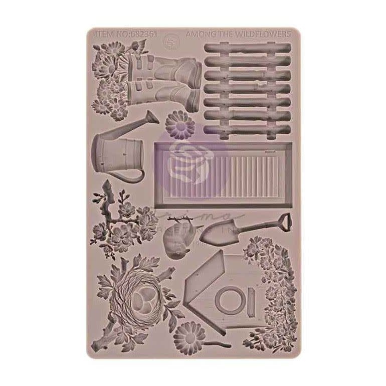 PRIMA PRIMA AMONG THE WILDFLOWERS SPRING TALES DECOR MOULDS