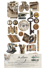 ALCHEMY OF ART ALCHEMY OF ART IN SILENCE JUNK JOURNAL 6x12 EXTRAS DIE-CUTS