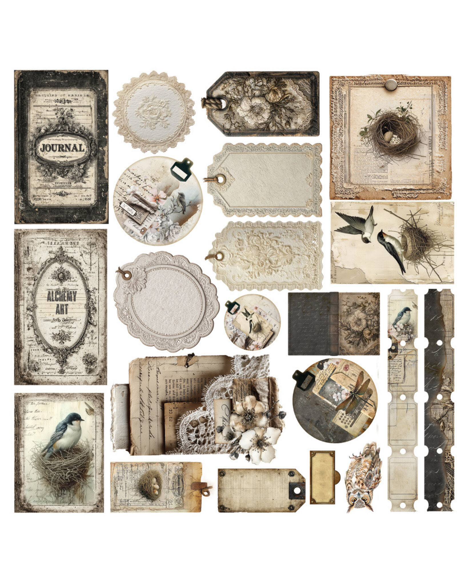 ALCHEMY OF ART ALCHEMY OF ART IN SILENCE 02 FABRIC WITH ACCESSORIES