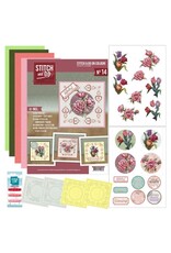 FIND IT FIND IT HOBBYDOTS STITCH & DO ON COLOUR YVONNE CREATIONS GRACEFUL FLOWERS