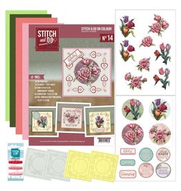 FIND IT FIND IT HOBBYDOTS STITCH & DO ON COLOUR YVONNE CREATIONS GRACEFUL FLOWERS