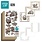 FIND IT FIND IT HOBBYDOTS STITCH & DO SET BROWN CATS