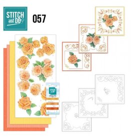 FIND IT FIND IT HOBBYDOTS STITCH & DO SET ORANGE ROSES