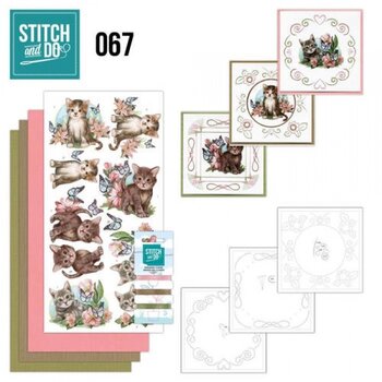 FIND IT FIND IT HOBBYDOTS STITCH & DO SET CATS