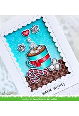 LAWN FAWN LAWN FAWN REVERSE STITCHED SCALLOPED RECTANGLE WINDOWS DIE