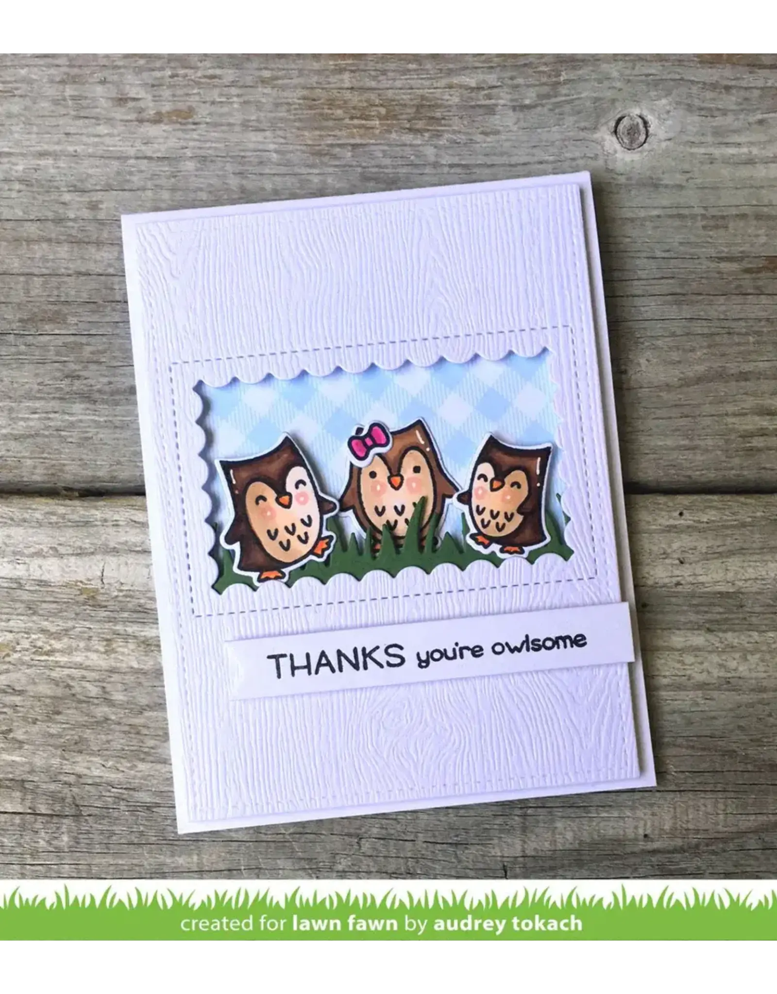 LAWN FAWN LAWN FAWN REVERSE STITCHED SCALLOPED RECTANGLE WINDOWS DIE