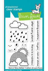LAWN FAWN LAWN FAWN RAIN OR SHINE BEFORE 'N AFTER STAMP SET