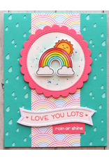 LAWN FAWN LAWN FAWN RAIN OR SHINE BEFORE 'N AFTER STAMP SET