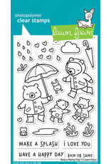 LAWN FAWN LAWN FAWN BEARY RAINY DAY CLEAR STAMP SET