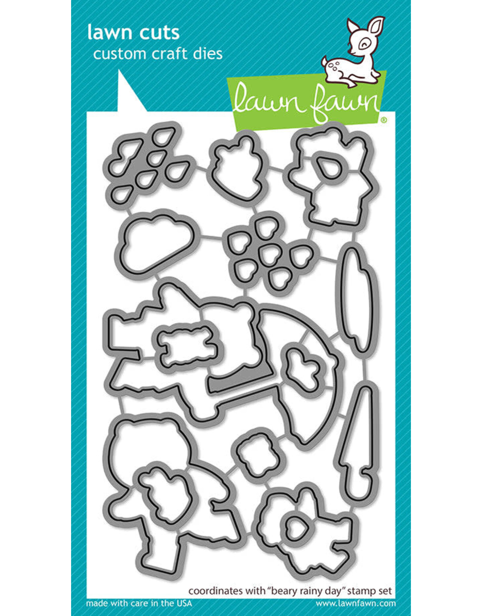 LAWN FAWN LAWN FAWN BEARY RAINY DAY DIE SET