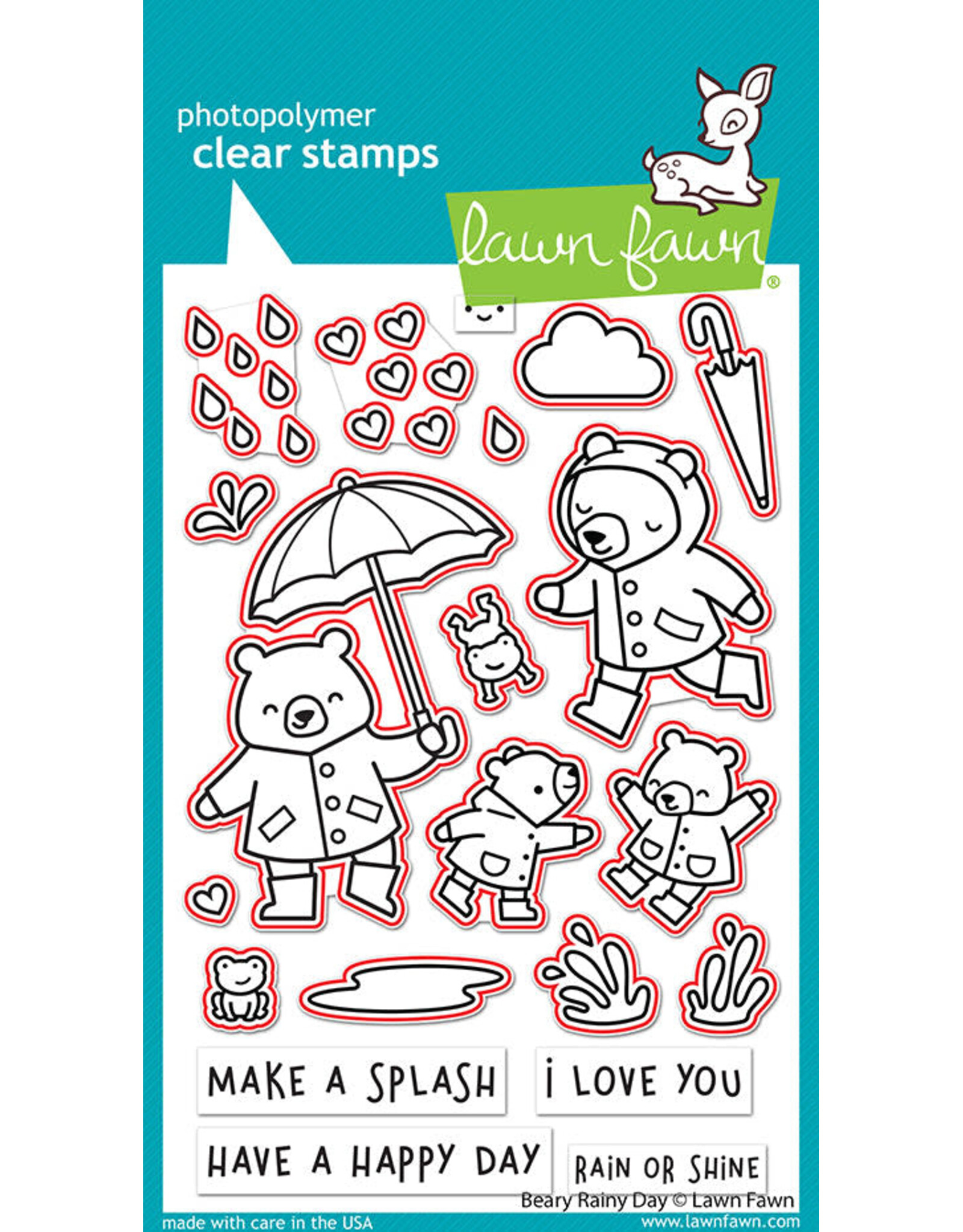 LAWN FAWN LAWN FAWN BEARY RAINY DAY DIE SET
