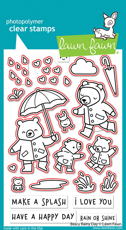 LAWN FAWN LAWN FAWN BEARY RAINY DAY DIE SET