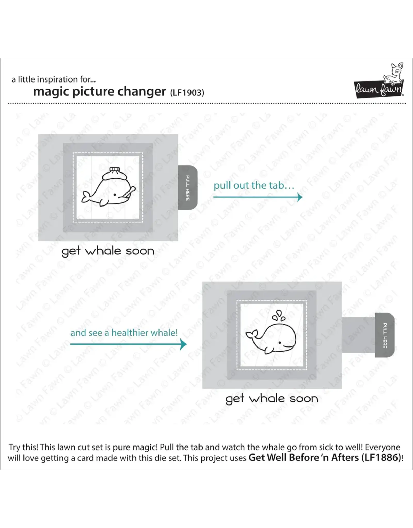 LAWN FAWN LAWN FAWN MAGIC PICTURE CHANGER DIE SET