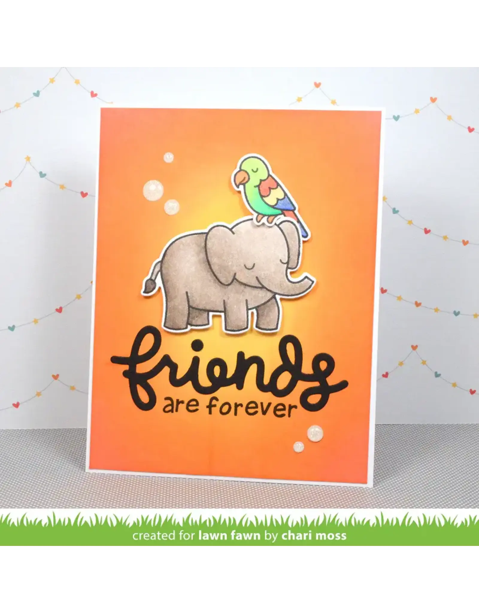 LAWN FAWN LAWN FAWN SCRIPTY FRIENDS DIE