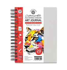 COSMIC SHIMMER COSMIC SHIMMER A5 MIXED MEDIA ART JOURNAL