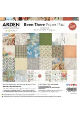 ARDEN CREATIVE STUDIO ARDEN CREATIVE STUDIO BEEN THERE 12x12 PAPER PAD 24 SHEETS