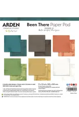 ARDEN CREATIVE STUDIO ARDEN CREATIVE STUDIO BEEN THERE SOLIDS 12x12 PAPER PAD 24 SHEETS