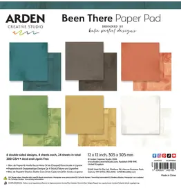ARDEN CREATIVE STUDIO ARDEN CREATIVE STUDIO BEEN THERE SOLIDS 12x12 PAPER PAD 24 SHEETS