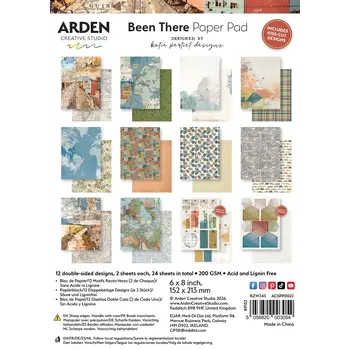 ARDEN CREATIVE STUDIO ARDEN CREATIVE STUDIO BEEN THERE 6x8 PAPER PAD