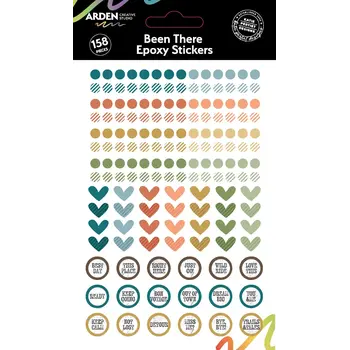ARDEN CREATIVE STUDIO ARDEN CREATIVE STUDIO BEEN THERE EPOXY STICKERS