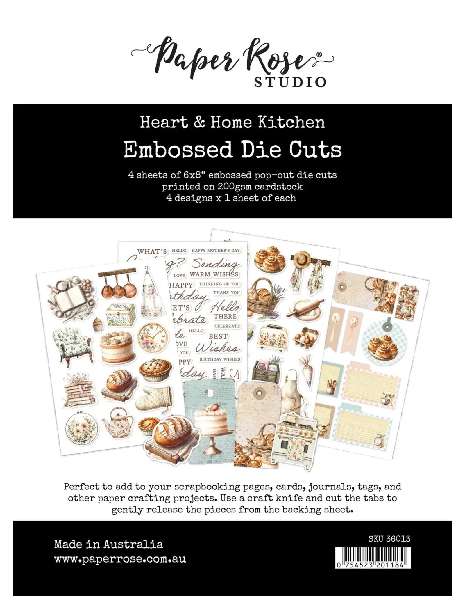 PAPER ROSE PAPER ROSE HEART & HOME EMBOSSED DIE CUTS