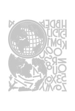 SIZZIX SIZZIX TIM HOLTZ THINLITS VAULT WORLD TRAVEL DIE SET