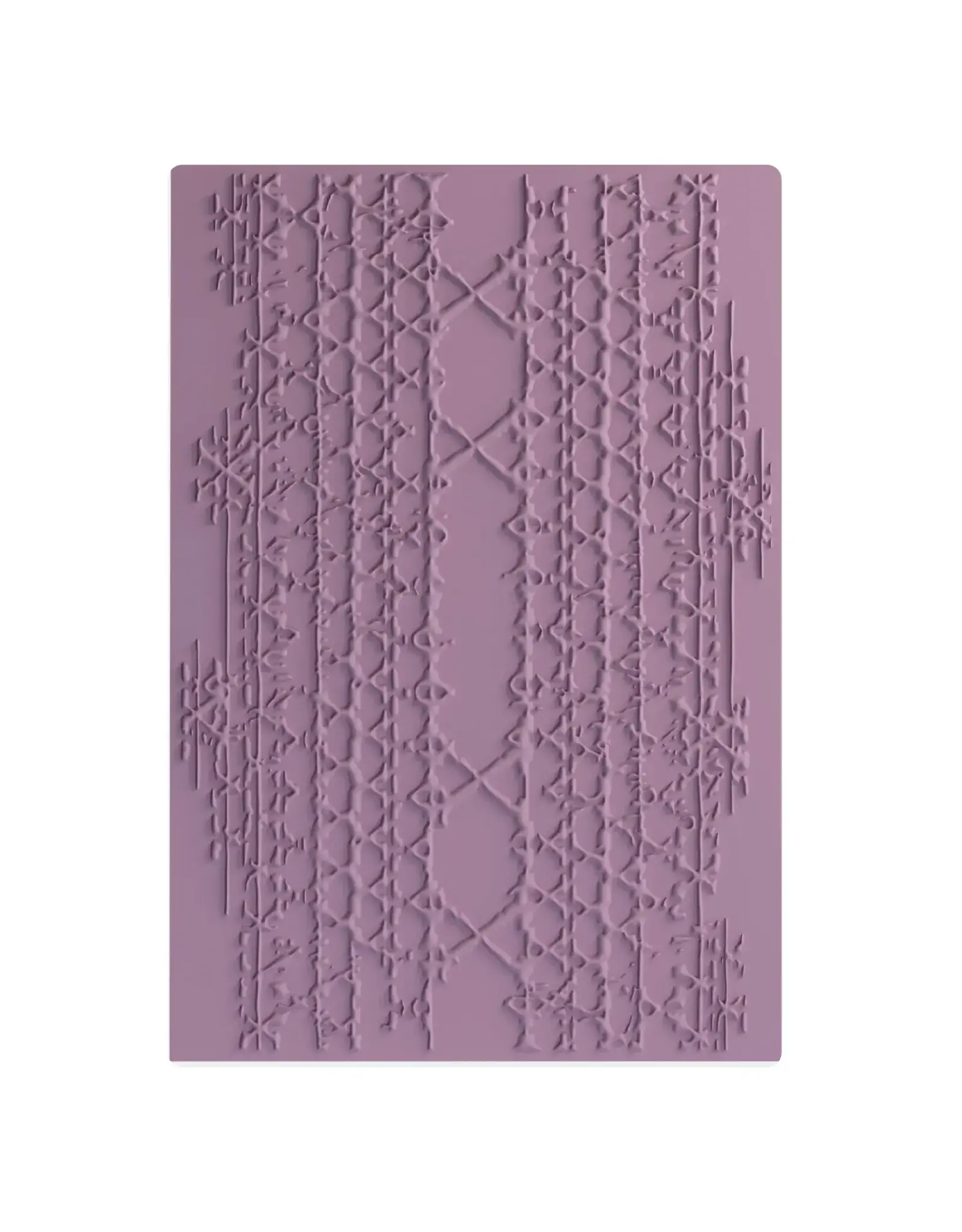 SIZZIX SIZZIX SETH APTER TEXTURED IMPRESSIONS MAGIC MESH EMBOSSING FOLDER
