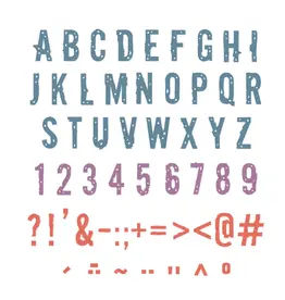 SIZZIX SIZZIX SETH APTER THINLITS TYPOGRAPHY DIE SET