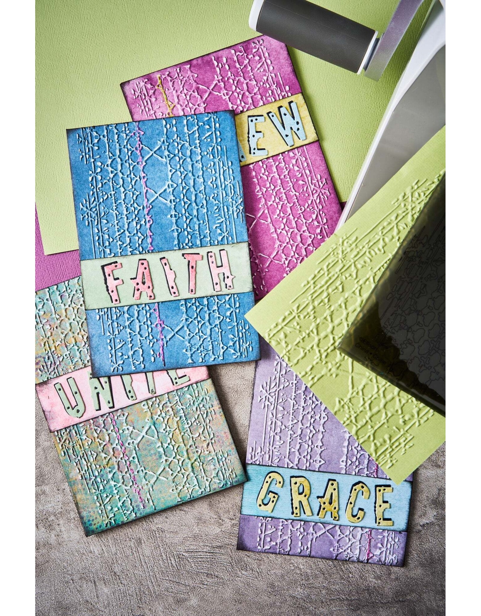 SIZZIX SIZZIX SETH APTER THINLITS TYPOGRAPHY DIE SET