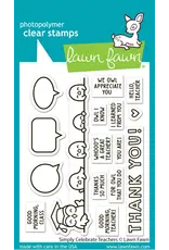 LAWN FAWN LAWN FAWN SIMPLY CELEBRATE TEACHERS CLEAR STAMP SET