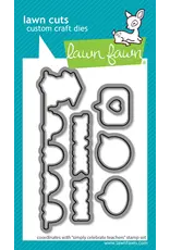 LAWN FAWN LAWN FAWN SIMPLY CELEBRATE TEACHERS DIE SET