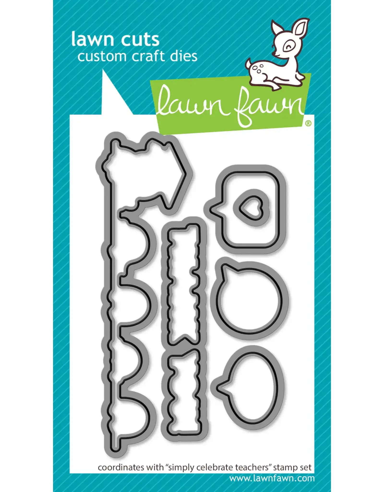 LAWN FAWN LAWN FAWN SIMPLY CELEBRATE TEACHERS DIE SET