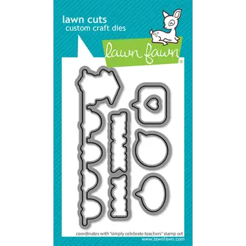 LAWN FAWN LAWN FAWN SIMPLY CELEBRATE TEACHERS DIE SET