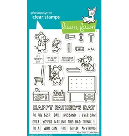 LAWN FAWN LAWN FAWN MICE TOOLS CLEAR STAMP SET